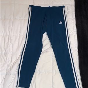 Blue Adidas Leggings